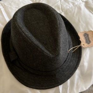 New with tags black/grey kids fedora